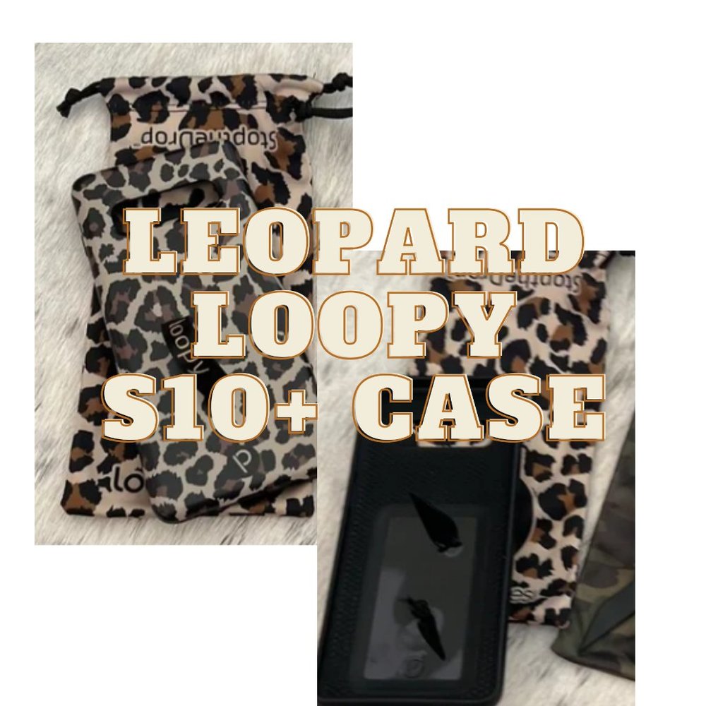 S10+ loopy leopard case